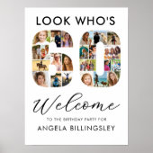 60e verjaardag nummer 60 23 foto's Kijk wie 60 is Poster (Voorkant)