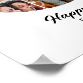 60e Verjaardag Nummer 60 Fotocollage Jubileum Poster (Hoek)