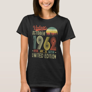 60e verjaardag  oktober 1962 t-shirt