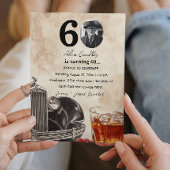 60e verjaardag | Old Timer Car & Whiskey Kaart