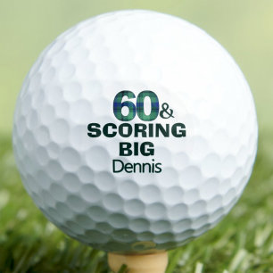 60e verjaardag Opa cadeau Scoring Big Grappig Golfballen