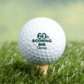 60e verjaardag Opa cadeau Scoring Big Grappig Golfballen (Insitu Shirt)