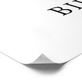 60e verjaardag Paarse roze bloem Welkomstteken Poster (Hoek)