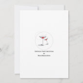 60e verjaardag Persoonlijke uitnodiging (Achterkant)