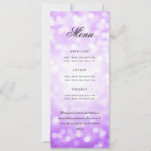 60e Verjaardag Programma Paarse Menu+Dank U (Achterkant)