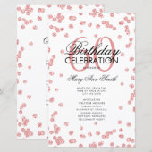 60e verjaardag Programma Roos Gold Glitter met Men (Voorkant / Achterkant)