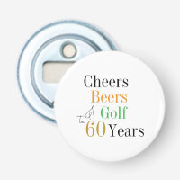 60e verjaardag proost en bier golf minimaal