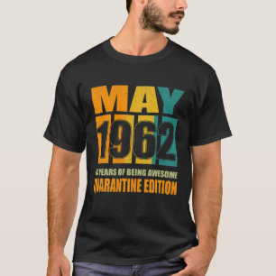 60e verjaardag Retro Limited Edition 1962 Quara T-shirt