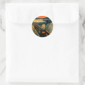 60e verjaardag ronde sticker (Tas)