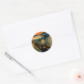 60e verjaardag ronde sticker (Envelop)