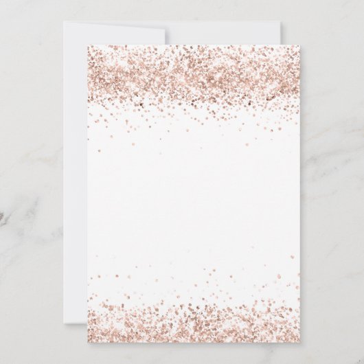 60e verjaardag roos gouden ballonnen wit kaart (Achterkant)