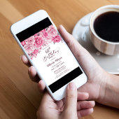 60e verjaardag roze roos bloemfeest kaart