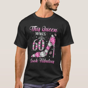 60e verjaardag S voor dames koninginnen 1962 hoge  T-shirt