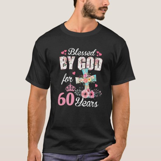 60e verjaardag S voor vrouwen die 60 jaar lang doo T-shirt (Voorkant)