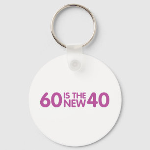 60e verjaardag sleutelhanger