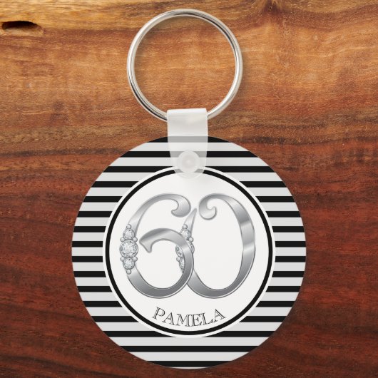 60e verjaardag Sleutelhanger (Voorkant)