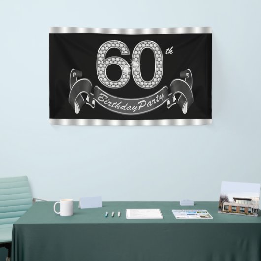 60e verjaardag spandoek (Beurs)