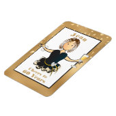 60e Verjaardag Sparkle Funny Cheers naar 60 Cartoo Magneet (Linkerzijde)