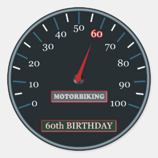 60e verjaardag Sticker