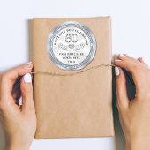 60e Verjaardag Stickers voor Favors, of Jubileum