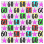 60E VERJAARDAG SUPER STAR STOF (Close Up)