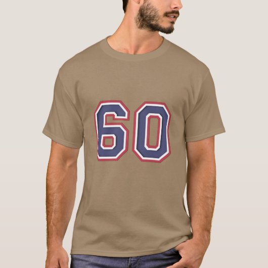 60e verjaardag T-Shirt (Voorkant)