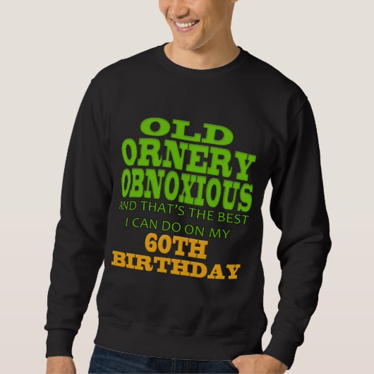 60e verjaardag T-shirts en geschenken (Voorkant)