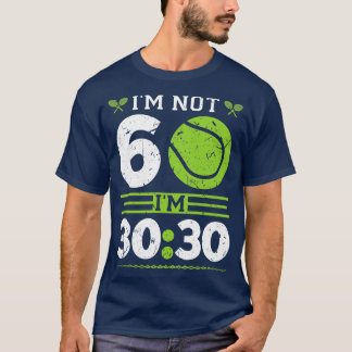 60e verjaardag tennis t-shirt