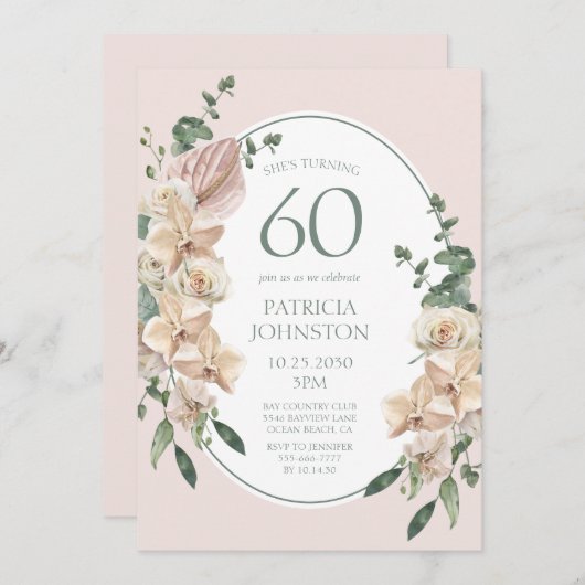 60e verjaardag tropische storm kaart (Voorkant / Achterkant)