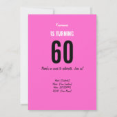 60e verjaardag uitnodiging - Mam Volunteer Hero (Achterkant)