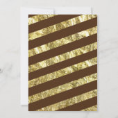 60e Verjaardag Uitnodiging met Goud Effect (Achterkant)