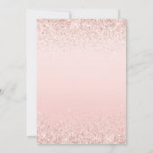 60e Verjaardag Uitnodiging Printable Roos Gold Six (Achterkant)