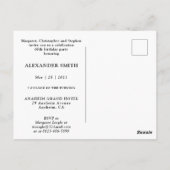 60e verjaardag uitnodiging zestig foto zwart wit (Achterkant)