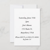 "60e verjaardag" Uitnodigingen (Achterkant)