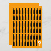 60e verjaardag uitnodigingen - Beer Cheers! (Voorkant / Achterkant)