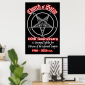 60e verjaardag van CoS-herdenking Poster (Thuiskantoor)