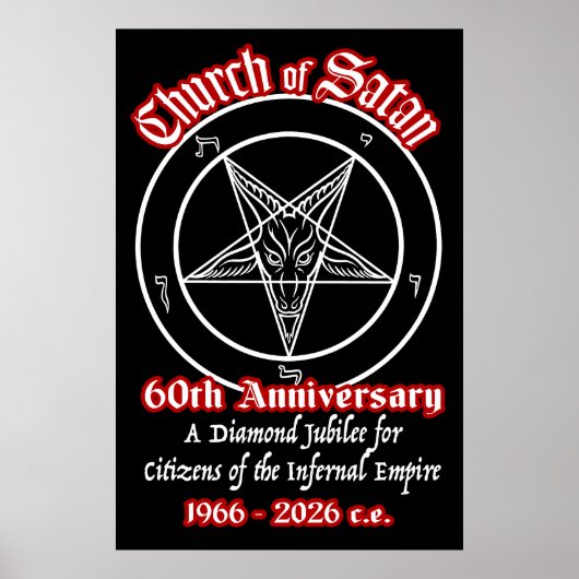 60e verjaardag van CoS-herdenking Poster (Voorkant)
