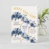 60e verjaardag van de 60e verjaardag van Floral Go Kaart (Staand voorkant)