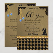 60e verjaardag van de blauwe Pareltjes van de Part Kaart (Voorkant / Achterkant)