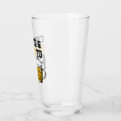 60e verjaardag van de borst en bier tot 60 jaar glas (Links)