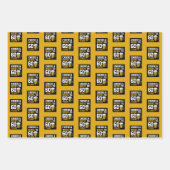 60e verjaardag van de borst en bier tot 60 jaar inpakpapier vel (Voorkant)