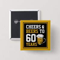 60e verjaardag van de borst en bier tot 60 jaar
