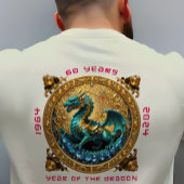 60e verjaardag van de Dragon Cool  Gold T-shirt
