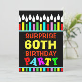 60e verjaardag van de feestdag - Doe het zelf! Kaart (Staand voorkant)