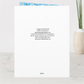 60e verjaardag van de geboorte Daisy Kaart (Achterkant)