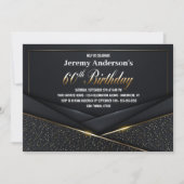 60e verjaardag van de geraffineerde zwarte goudpri kaart (Voorkant)