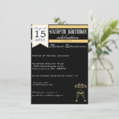 60e verjaardag van de gouden, witte en zwarte Cham Kaart (Staand voorkant)