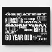 60e verjaardag van de grootste zestigjarige verjaa fotoplaat (Voorkant)