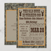 60e verjaardag van de jacht op Camo Kaart (Voorkant / Achterkant)