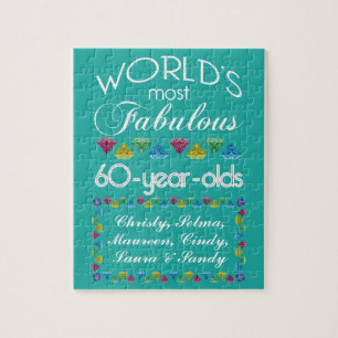 60e verjaardag van de meest verbluffende groep vri legpuzzel